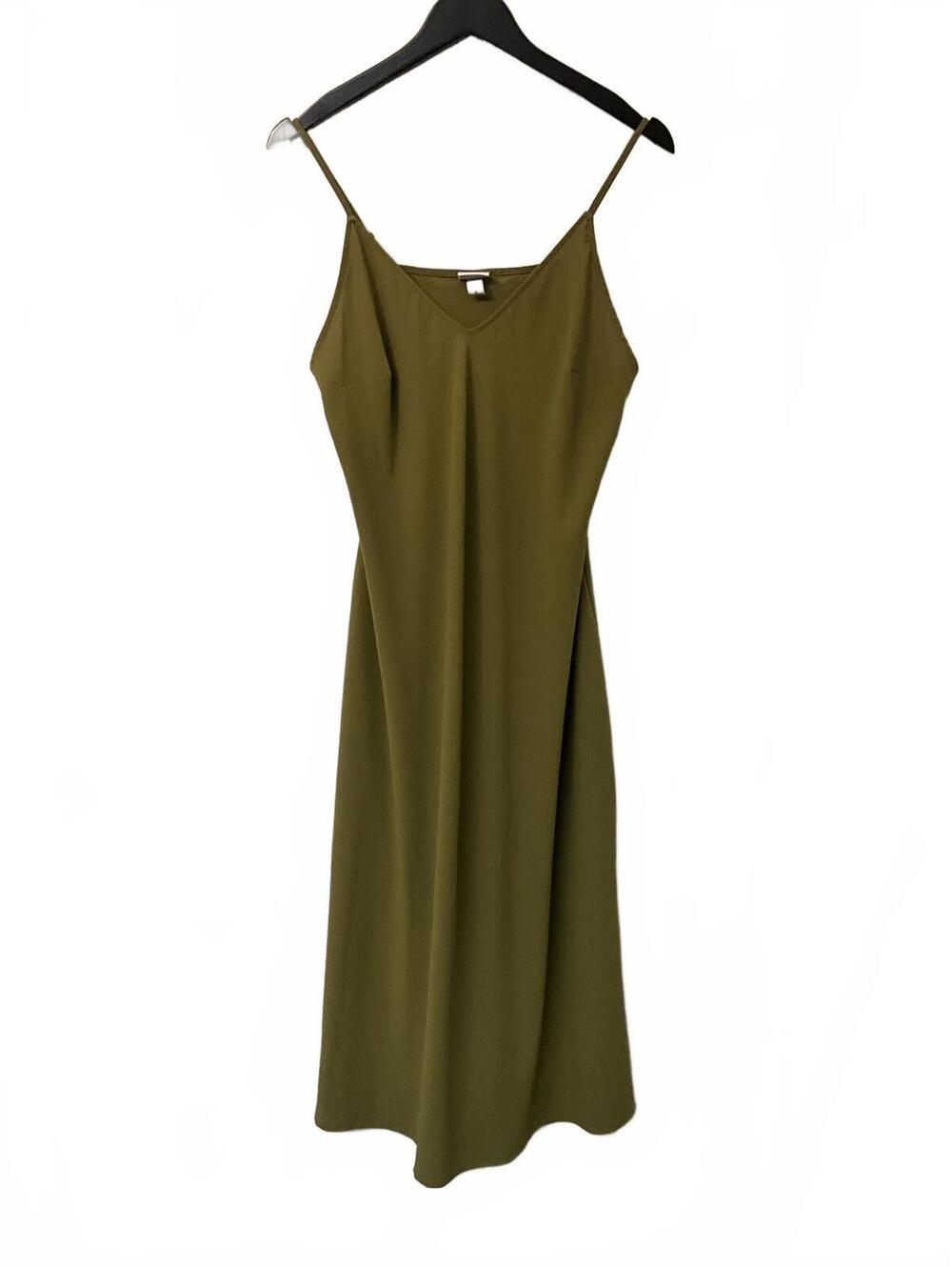 A New Day Olive Green Maxi Dress M - Picture 4 of 7